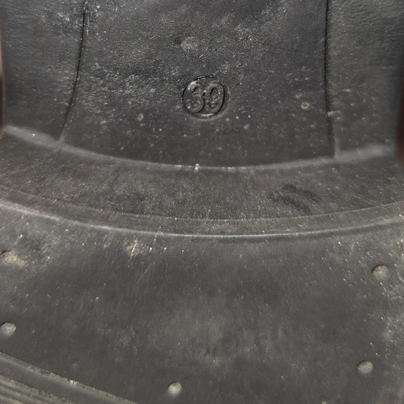 Bussola Trapani Trista Vintage Calf Leather Boots Size 39 - Picture 9 of 11